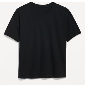 NWT Old Navy Vintage Tee Shirt, PXL, Black, Vented Sides, 100% Cotton,New in Bag